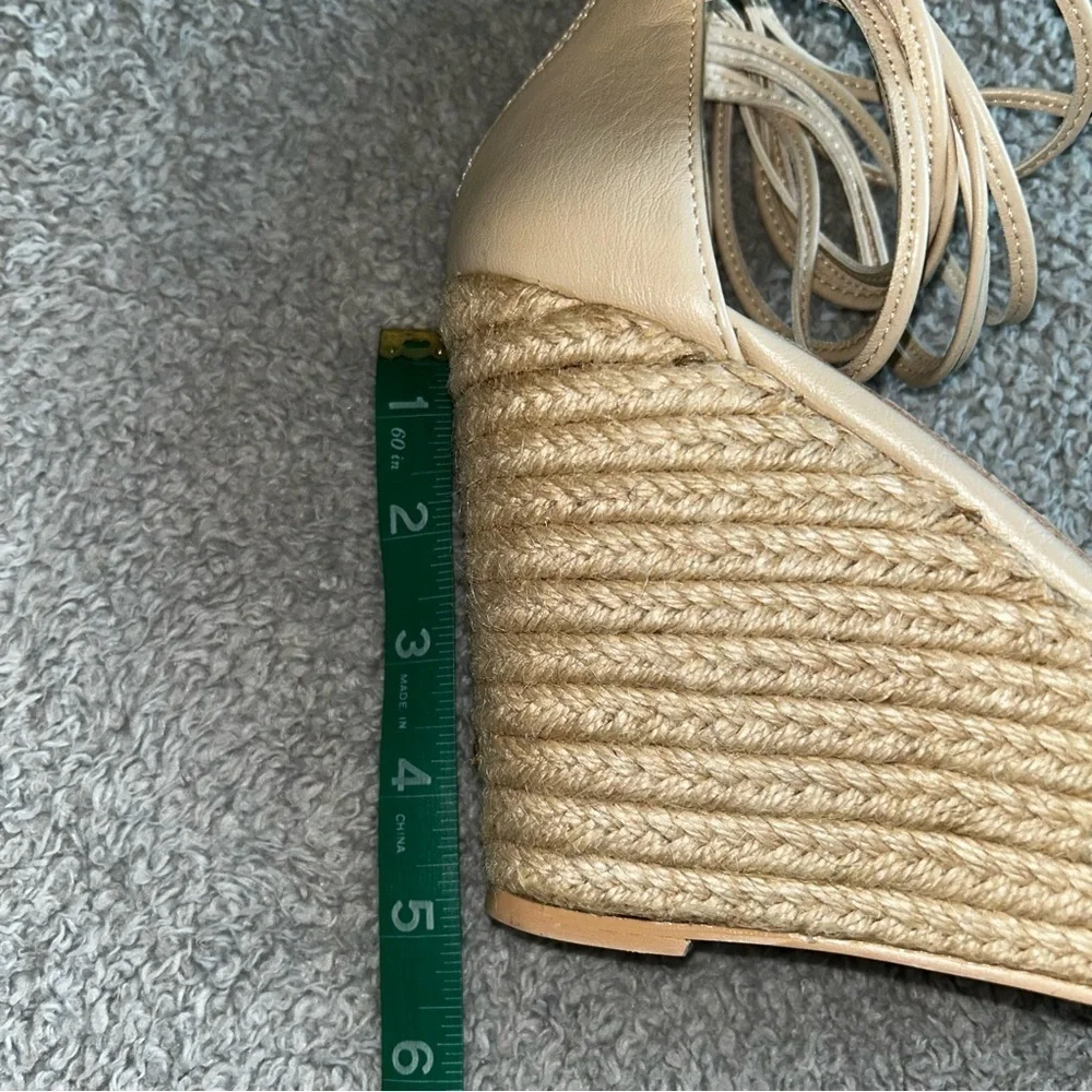 Society Women's Cream Wedge Sandals